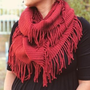 Infinity Fringe Scarf